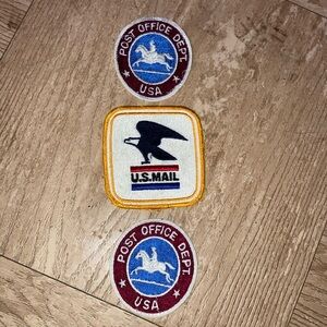 Vintage 1960’s U.S. MAIL & POST OFFICE DEPT. USA Patches For Clothes